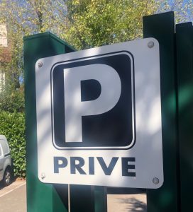 plaque signaletique parking